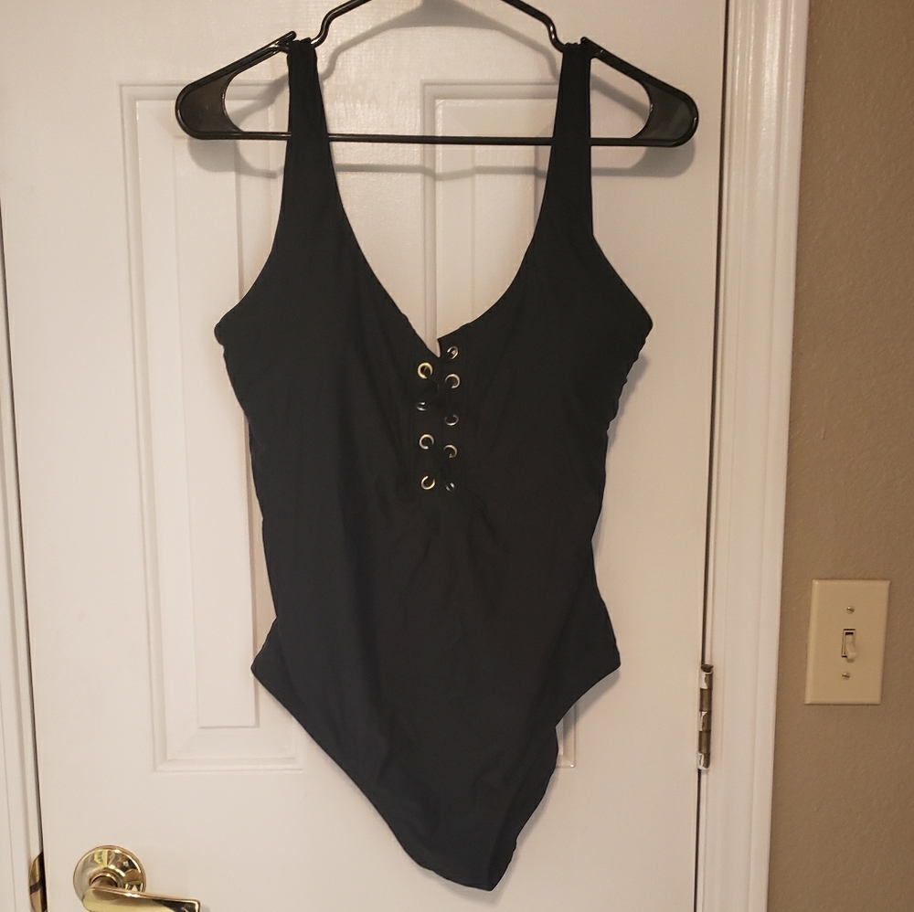 Black One Piece Swimsuit